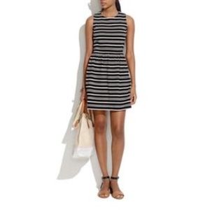 Madewell Afternoon Dress in Textured Stripe